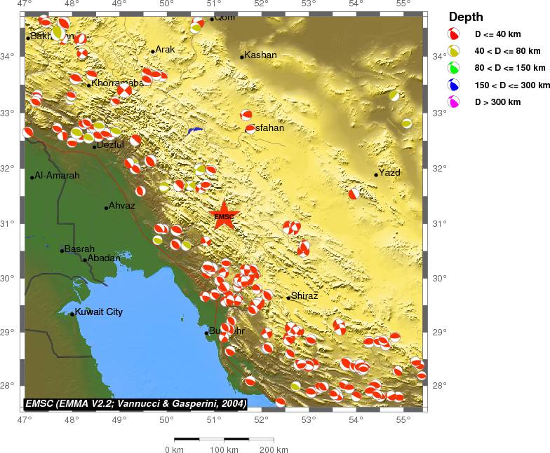 Regional moment Tensor