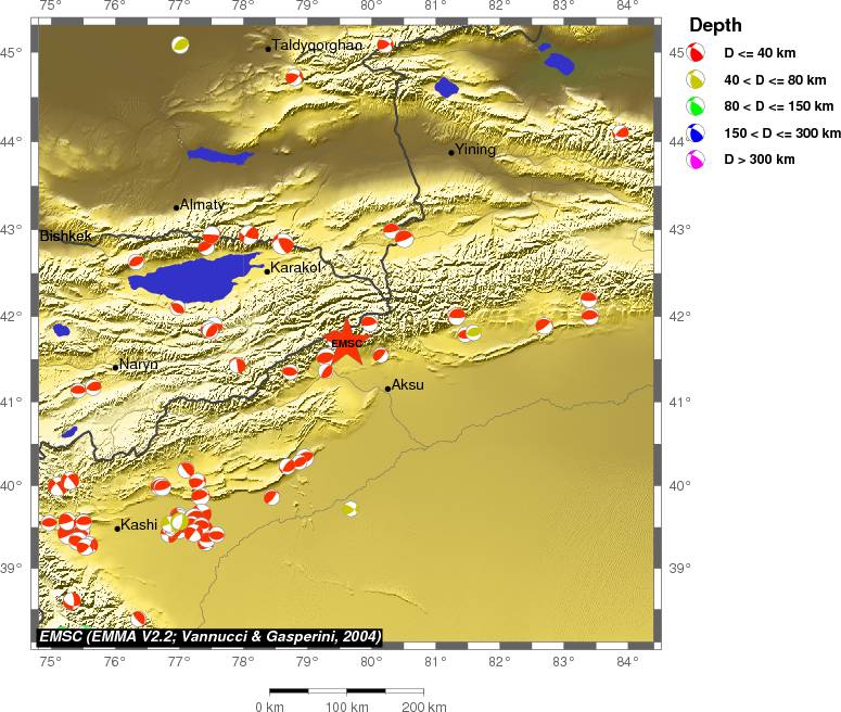 Regional moment Tensor
