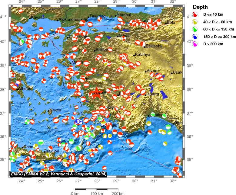 Regional moment Tensor