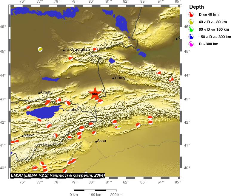 Regional moment Tensor