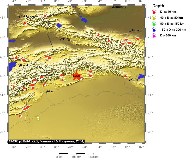 Regional moment Tensor