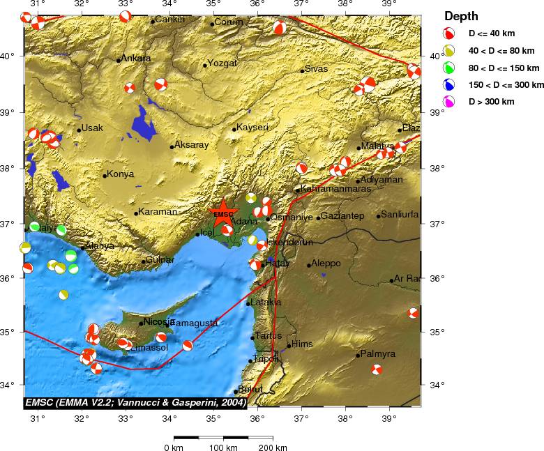 Regional moment Tensor