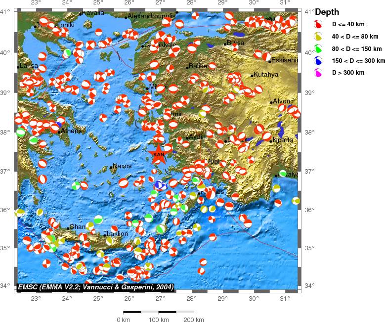 Regional moment Tensor