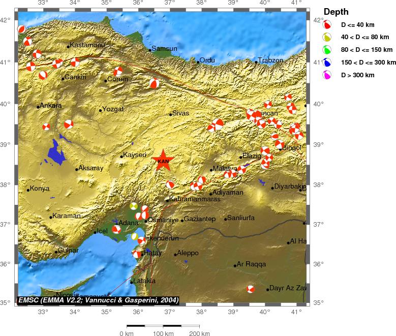 Regional moment Tensor