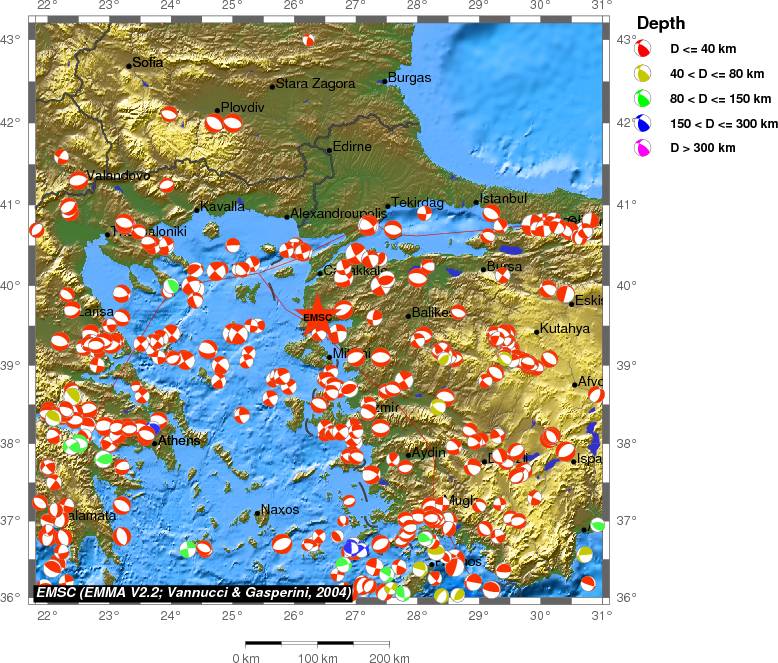 Regional moment Tensor