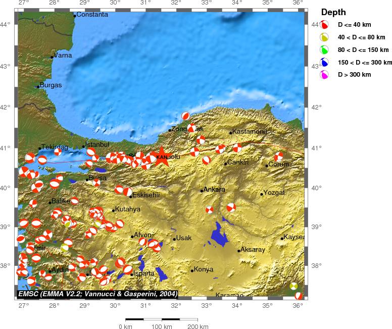 Regional moment Tensor