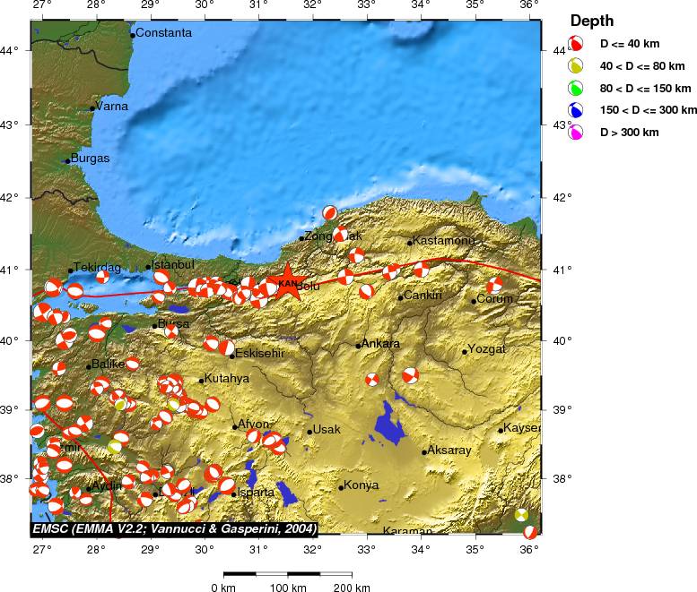 Regional moment Tensor