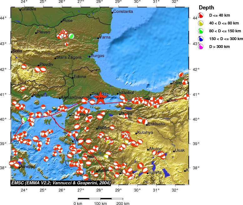 Regional moment Tensor
