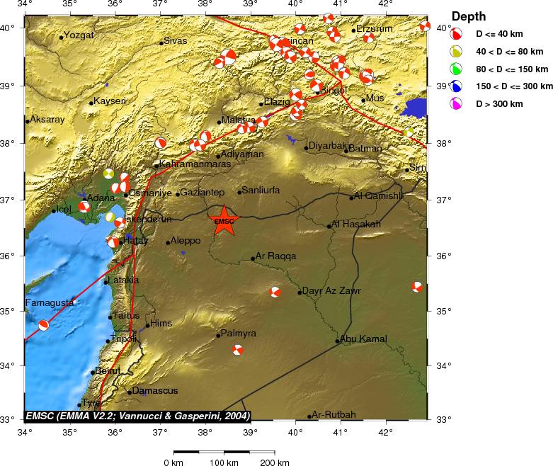 Regional moment Tensor
