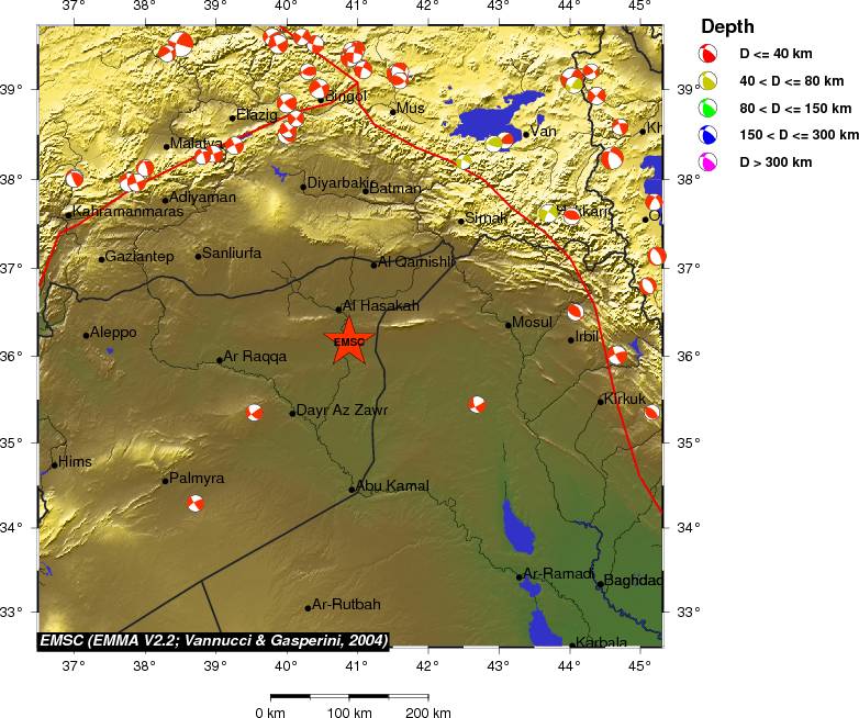 Regional moment Tensor