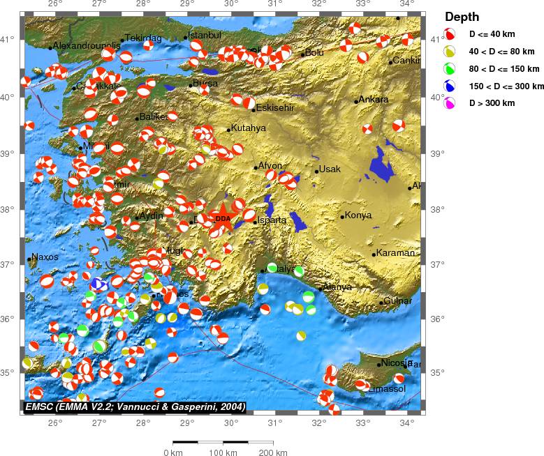 Regional moment Tensor
