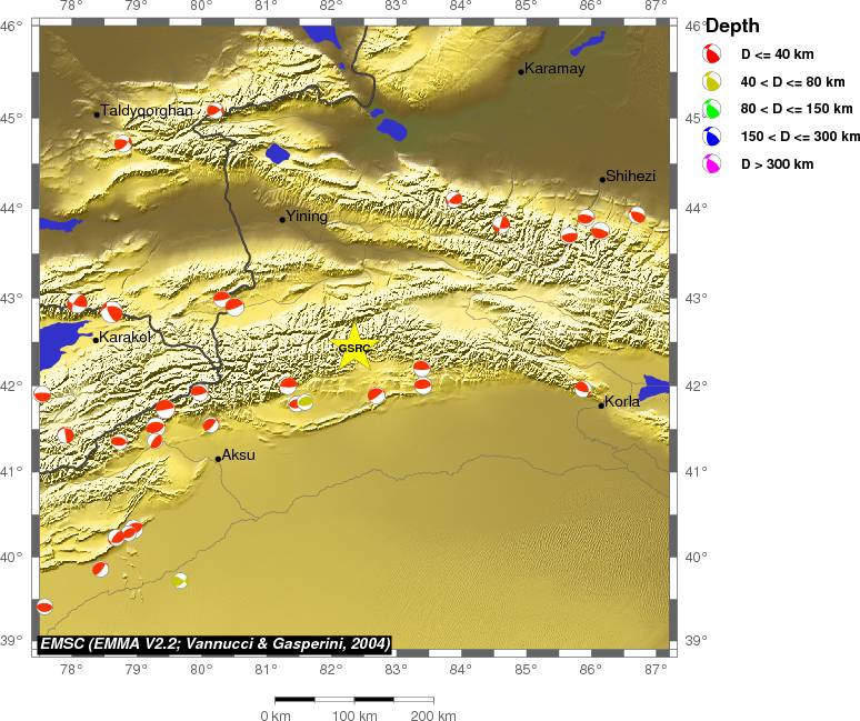 Regional moment Tensor