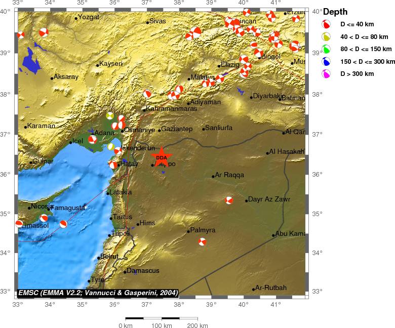Regional moment Tensor
