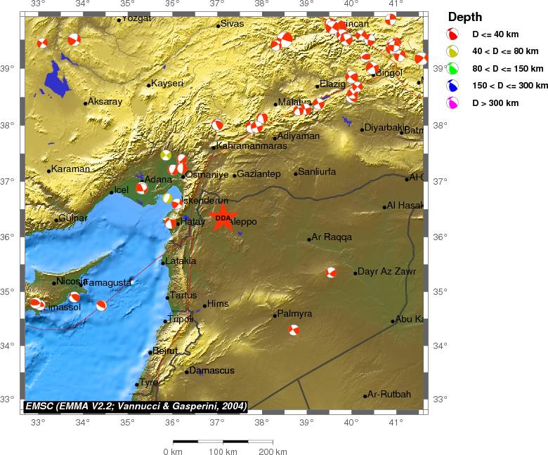Regional moment Tensor