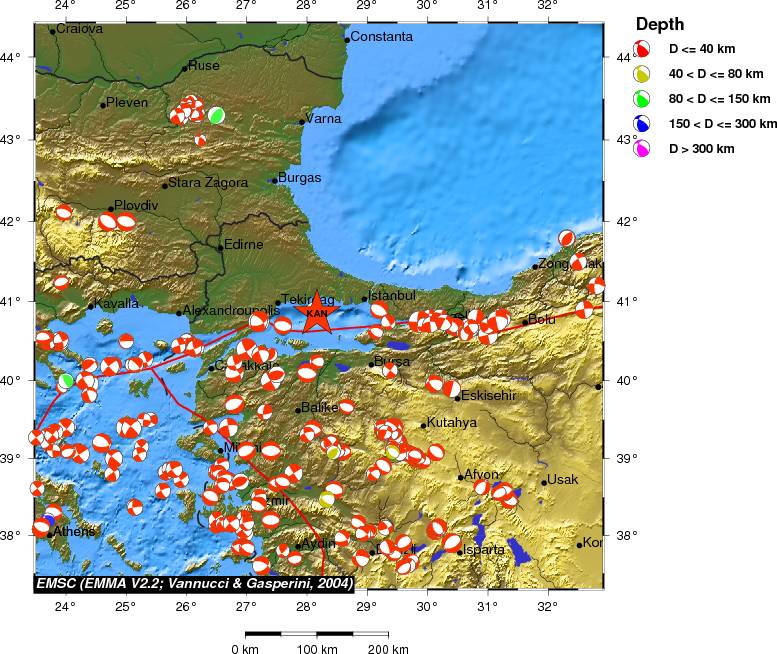 Regional moment Tensor