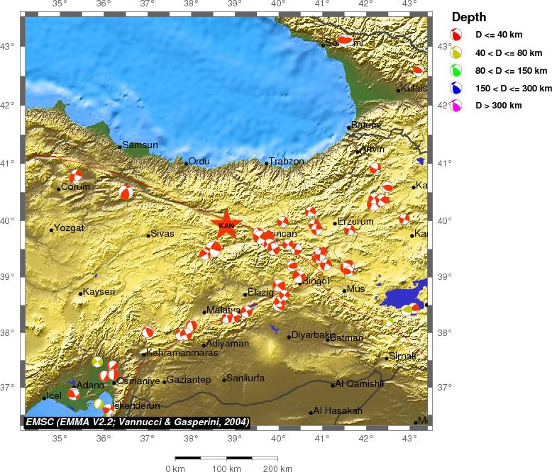 Regional moment Tensor