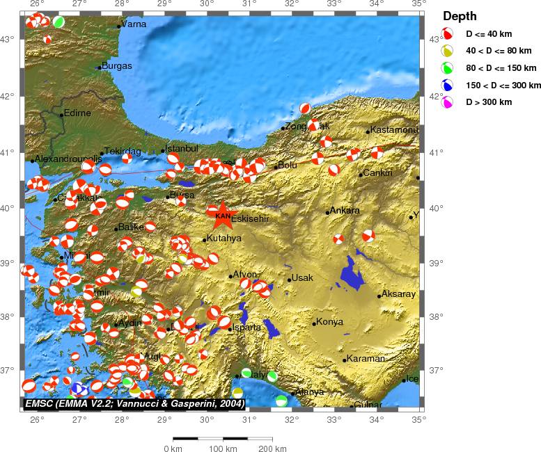 Regional moment Tensor