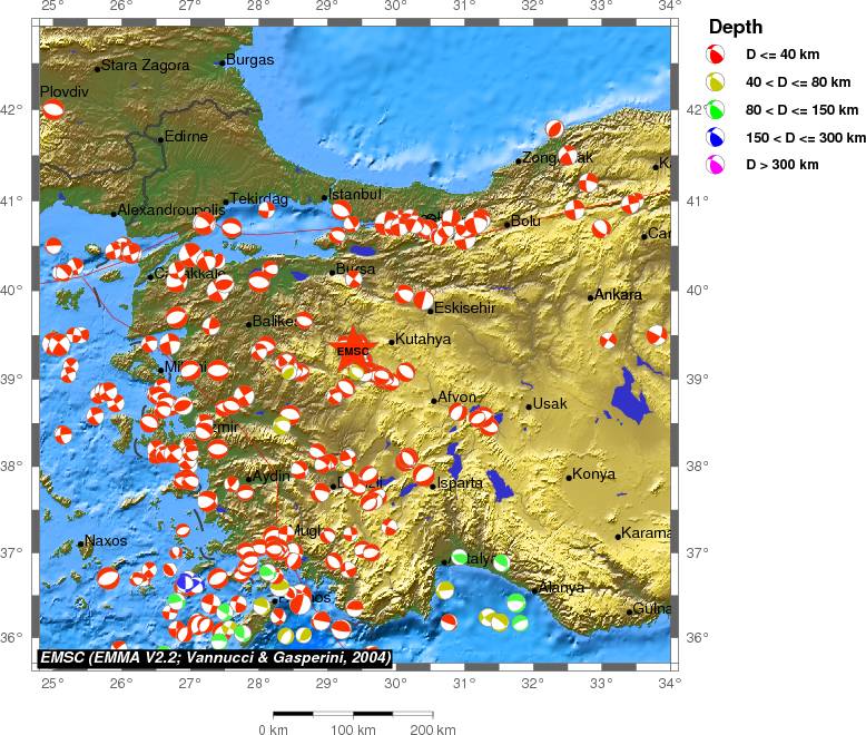 Regional moment Tensor
