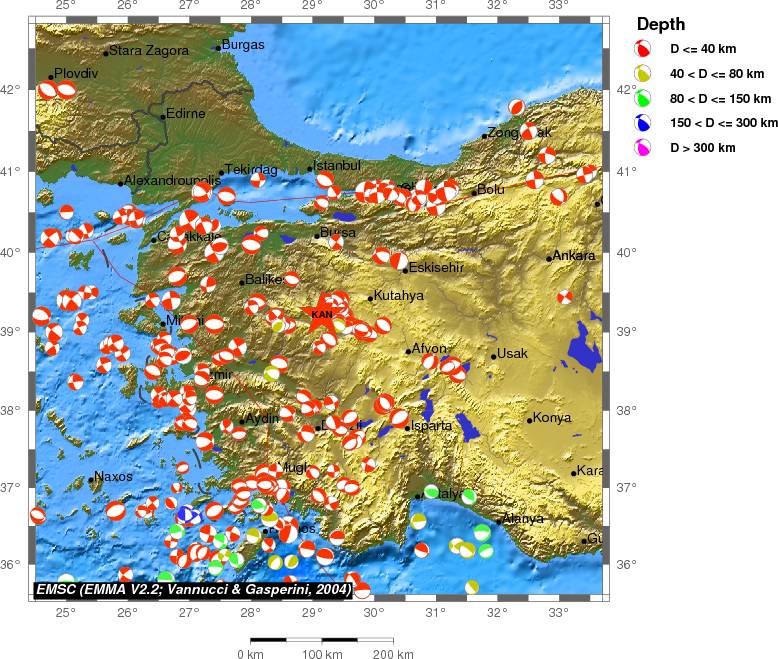 Regional moment Tensor