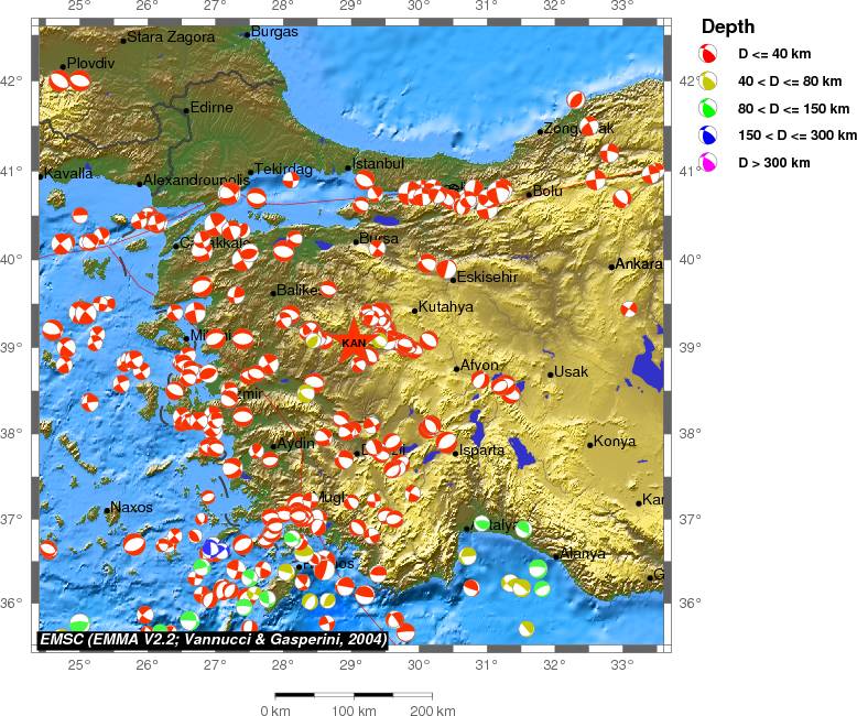 Regional moment Tensor
