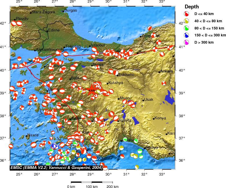 Regional moment Tensor