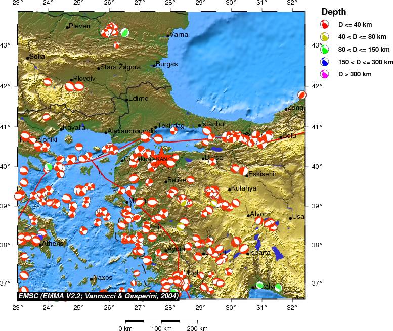 Regional moment Tensor