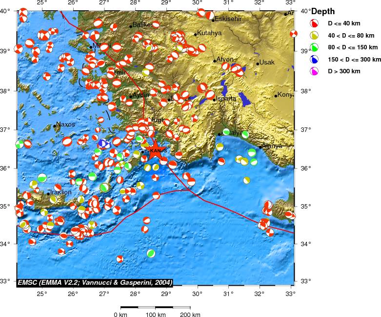 Regional moment Tensor