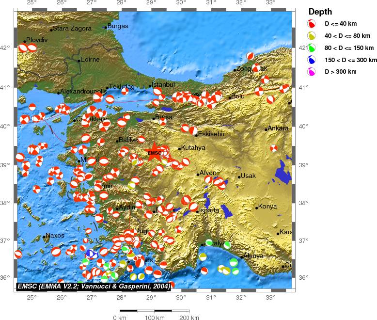 Regional moment Tensor