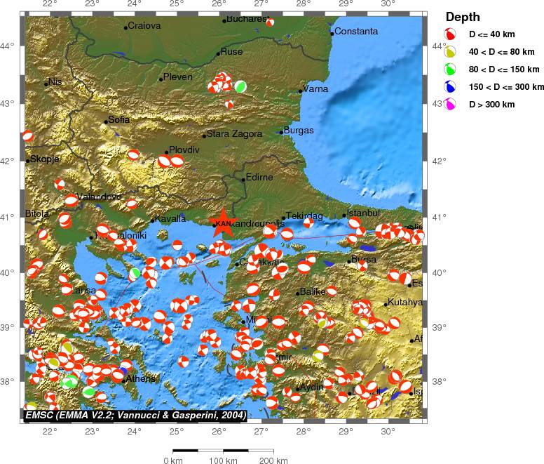 Regional moment Tensor