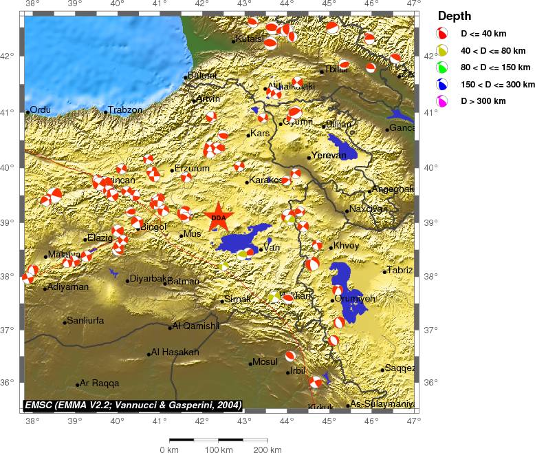 Regional moment Tensor