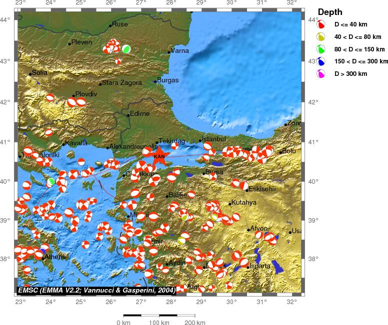 Regional moment Tensor