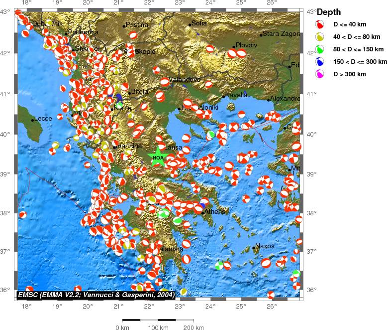 Regional moment Tensor