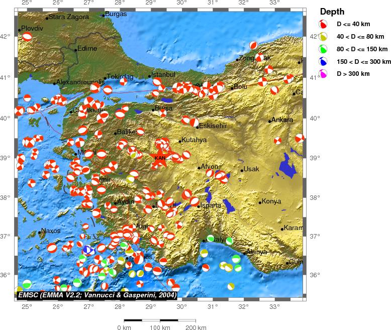 Regional moment Tensor