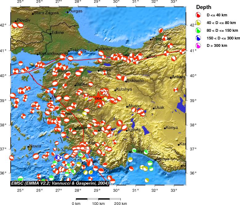 Regional moment Tensor