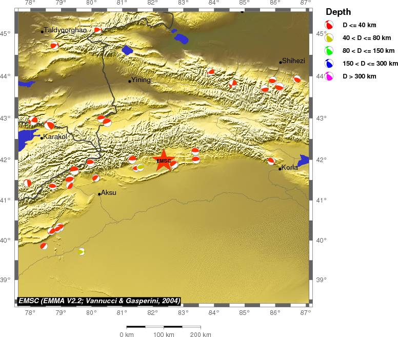 Regional moment Tensor