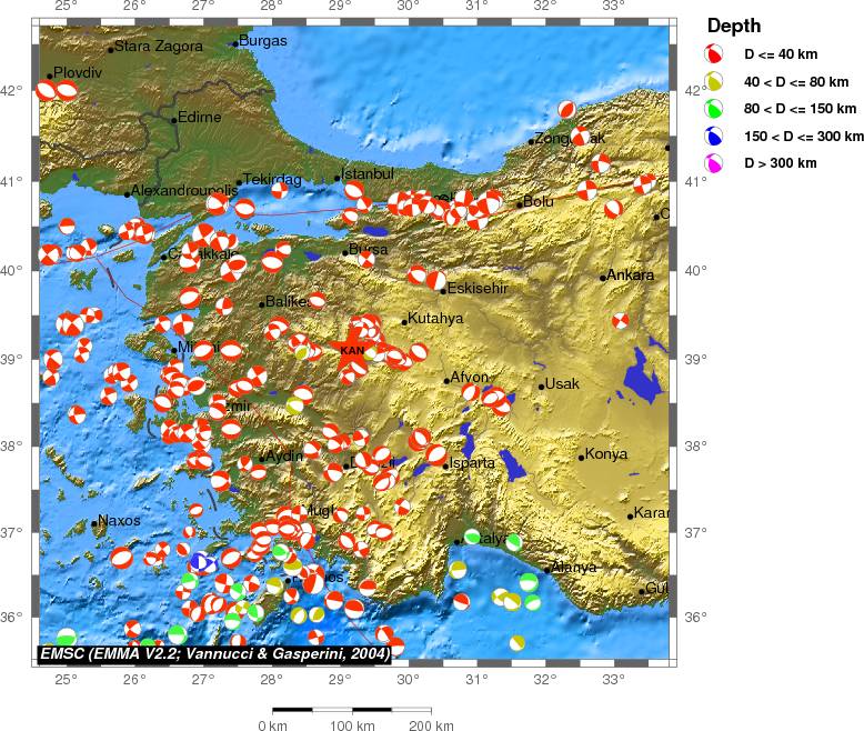 Regional moment Tensor