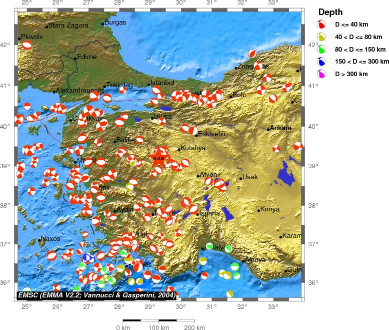 Regional moment Tensor