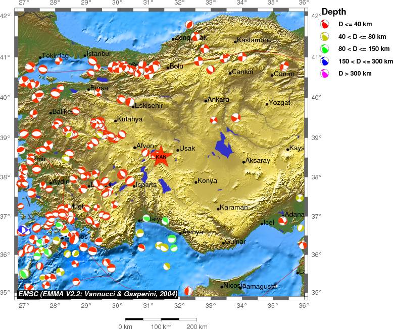 Regional moment Tensor
