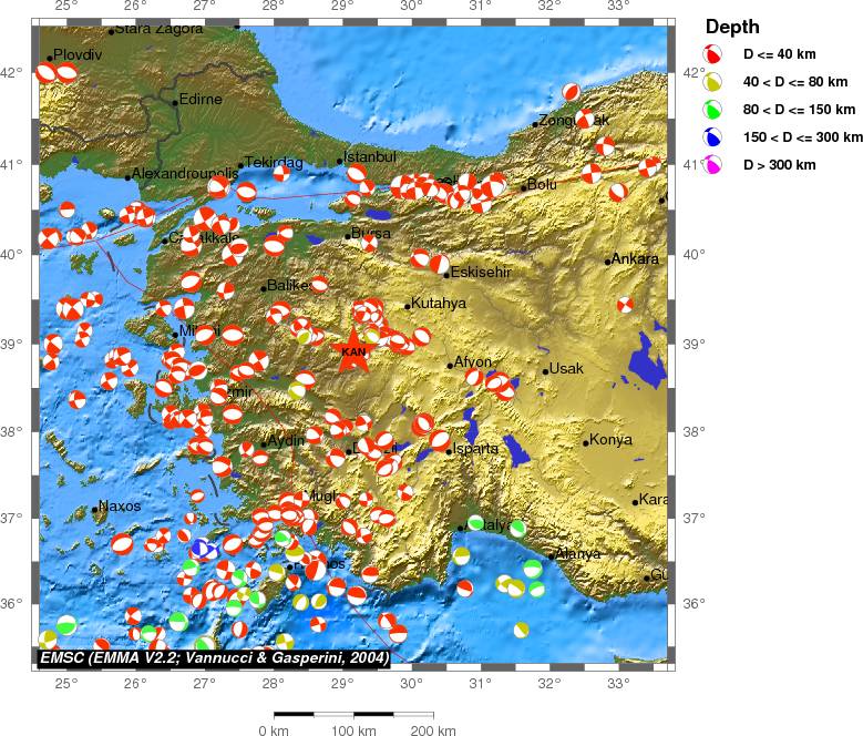 Regional moment Tensor