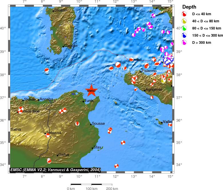 Regional moment Tensor