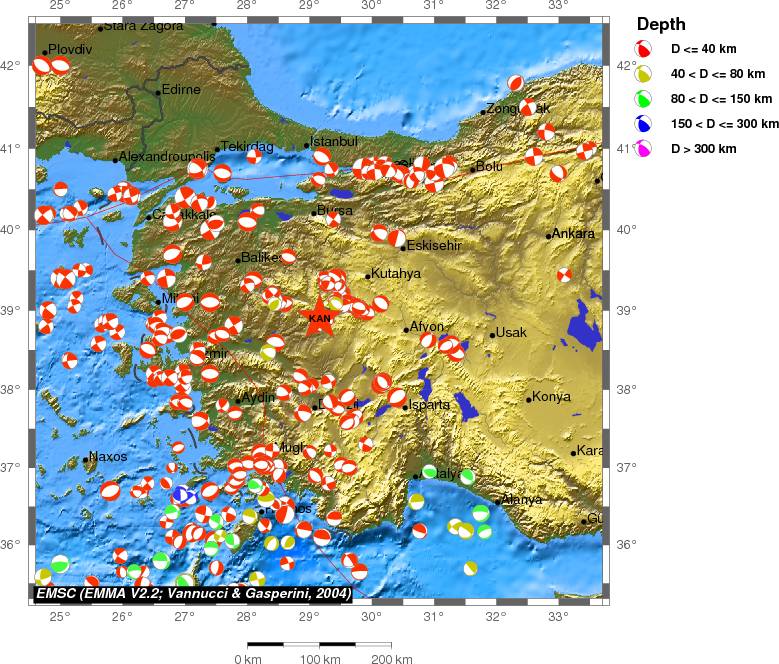 Regional moment Tensor