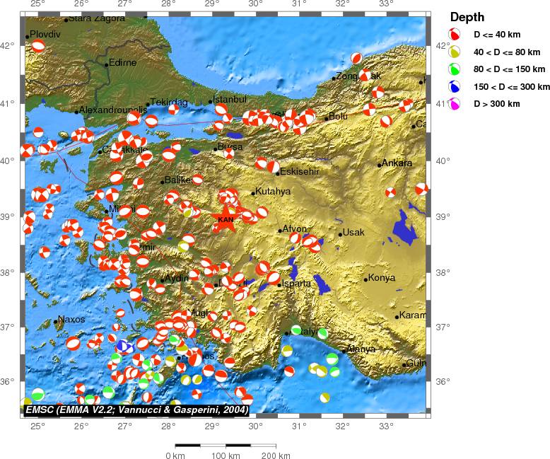 Regional moment Tensor