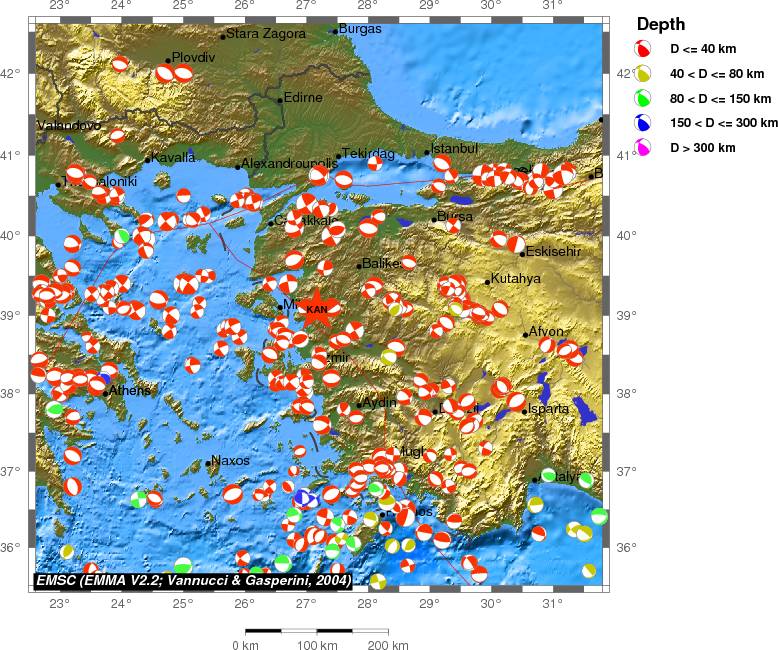 Regional moment Tensor