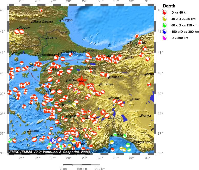 Regional moment Tensor