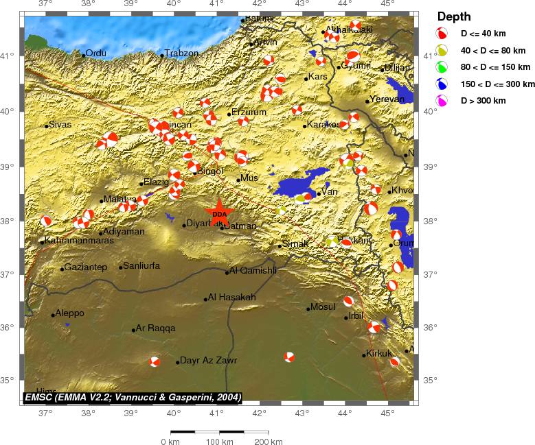 Regional moment Tensor