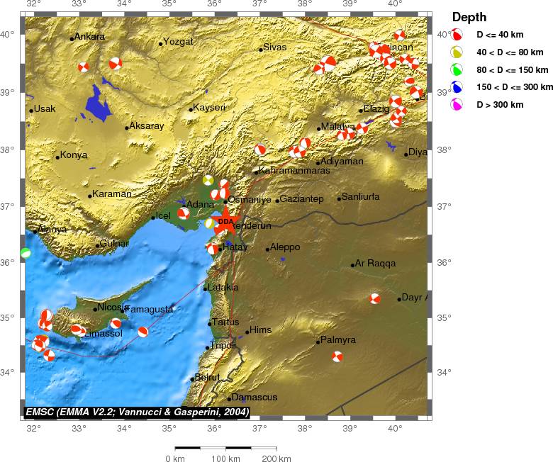 Regional moment Tensor