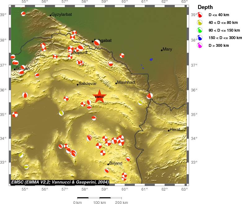 Regional moment Tensor