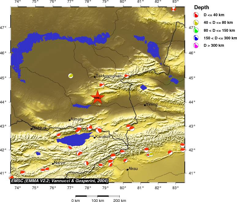 Regional moment Tensor