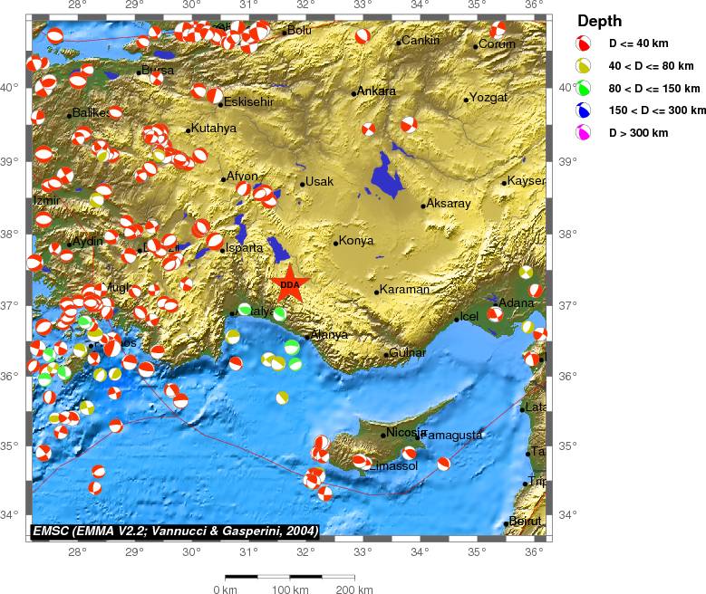 Regional moment Tensor