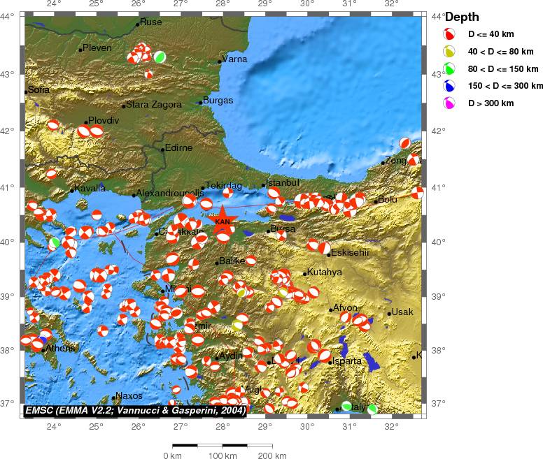 Regional moment Tensor